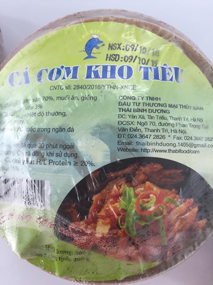 Cá Cơm kho tiêu